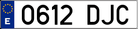 Truck License Plate